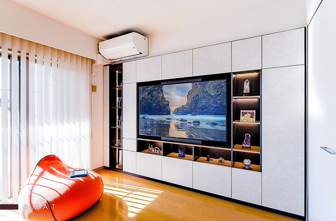 テレビボードの事例をご紹介いたします｜お知らせ・ブログ｜オーダー